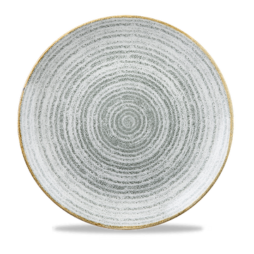 Homespun Stone Grey Coupe Plate 28.8cm